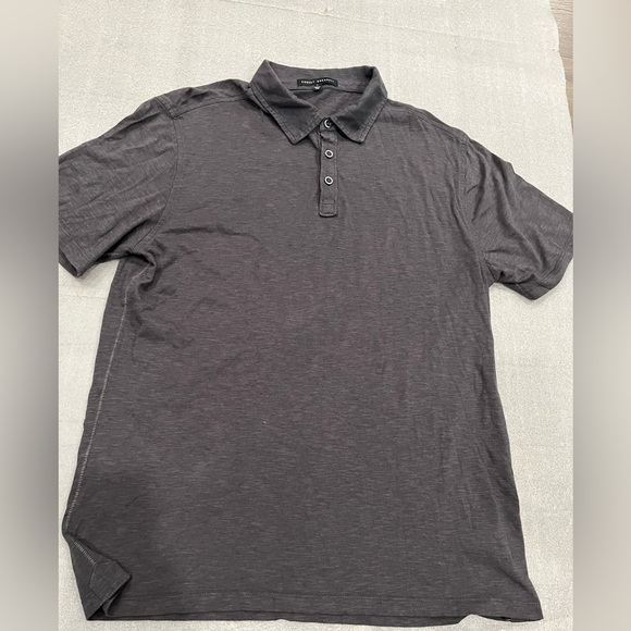 [L]Robert Barakett Charcoal Polo Shirt classic - Picture 2 of 7